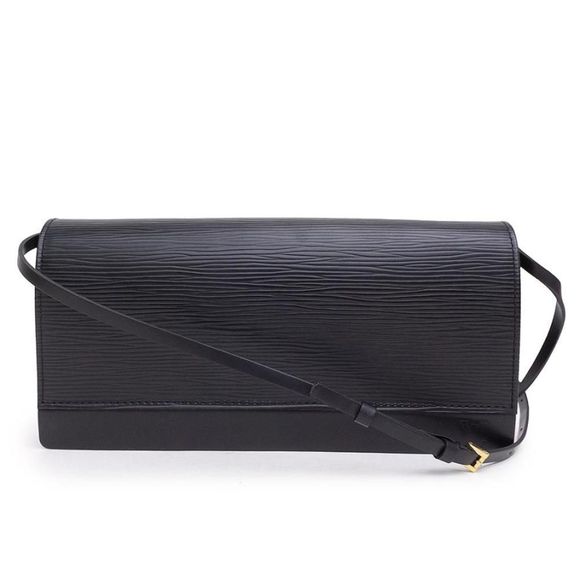 Louis Vuitton Epi Leather Honfleur Shoulder Bag Crossbody Black - Picture 1 of 10